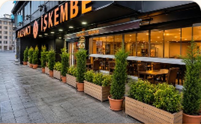 Kazancı İşkembe Halkalı şubesi vitresi